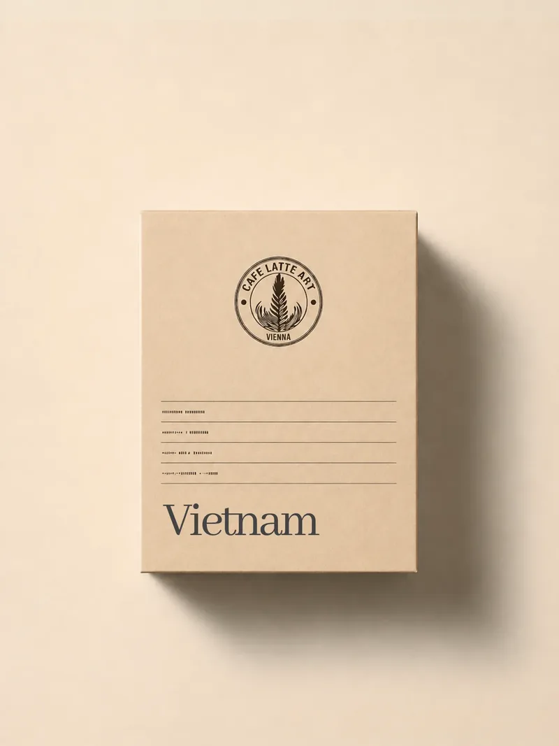 Kaffeepackung Vietnam von Cafe Latte Art